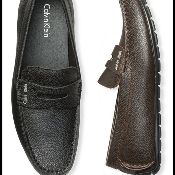 Calvin Klein Martyn Loafers Driving Shoes Size 8.5 Mens - Picture 1 of 10
